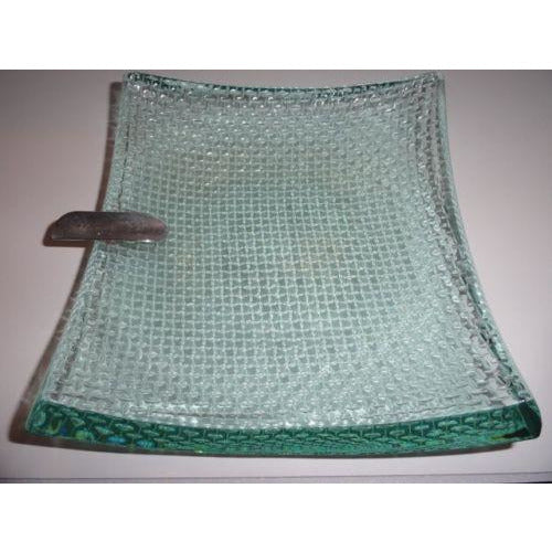 Stephen Schlanser Studio Art Glass Ashtray
