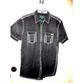 Men's Roar Signature Short  Sleeve Button Up Shirt Size Large