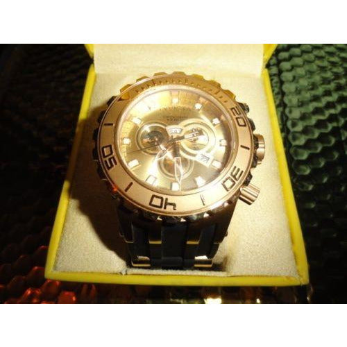 Mens Invicta 6905 Reserve Subaqua Specialty Chronograph Gold Plated Swiss Watch