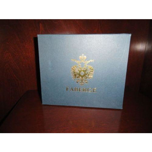 Faberge Half Moon Crystal  Clock new in the original box Style 631116