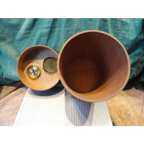 leather cedar storage jar