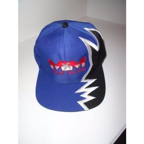 Marine Machine embroidered  blue  & black jagged edge baseball cap