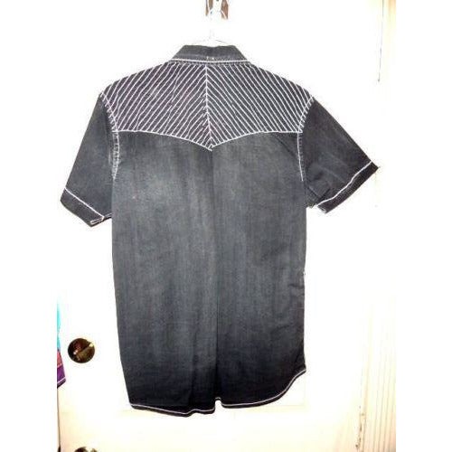 Men's Roar Signature Short  Sleeve Button Up Shirt Size Large