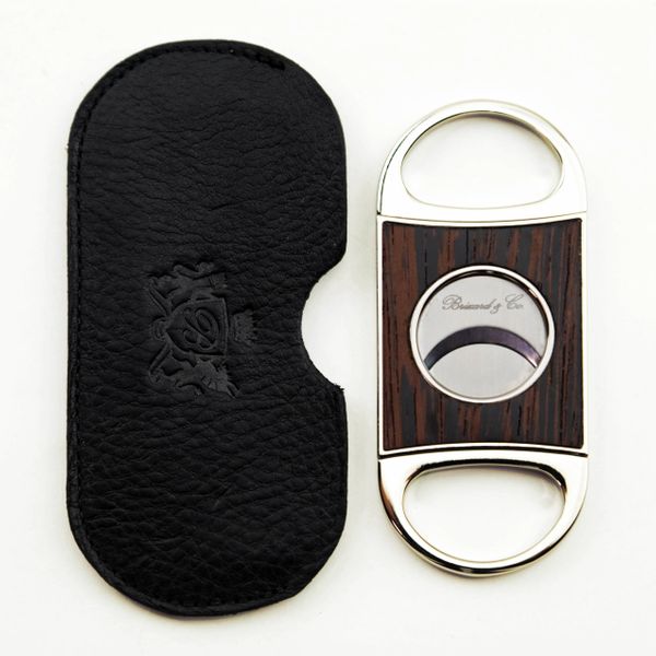 Brizard and Co. Double Guillotine Series 2 Cutter - Wenge and Black Leather