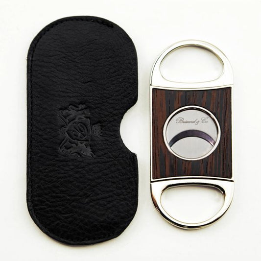 Brizard and Co. Double Guillotine Series 2 Cutter - Wenge and Black Leather