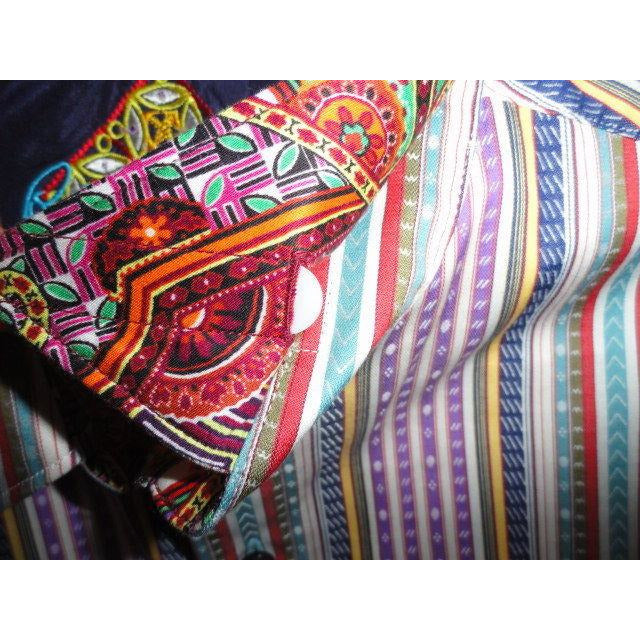 Robert Graham Fine Multicolor Stripe Shirt — Medium