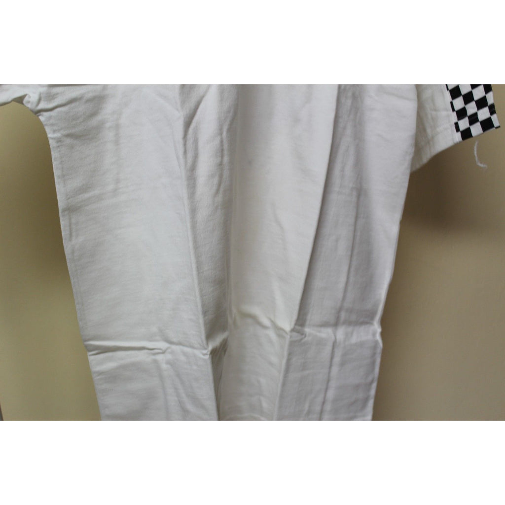 Ash City White Henley Shirt