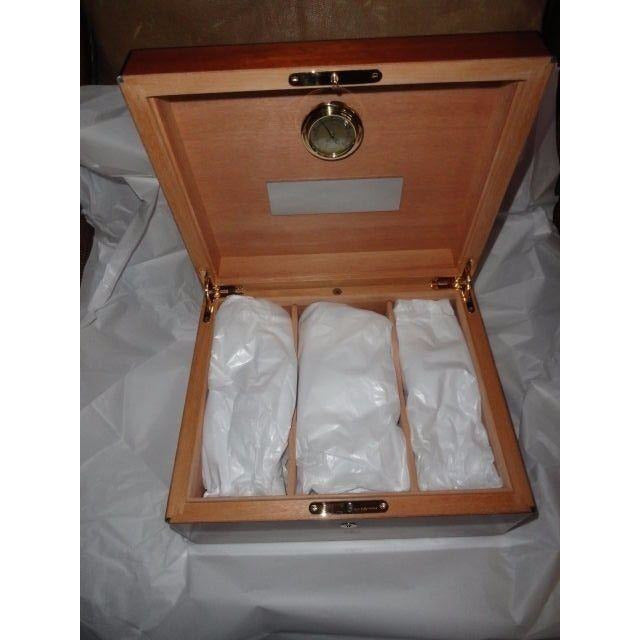 Elie Bleu Mahogany Humidor 100  Count new in original box