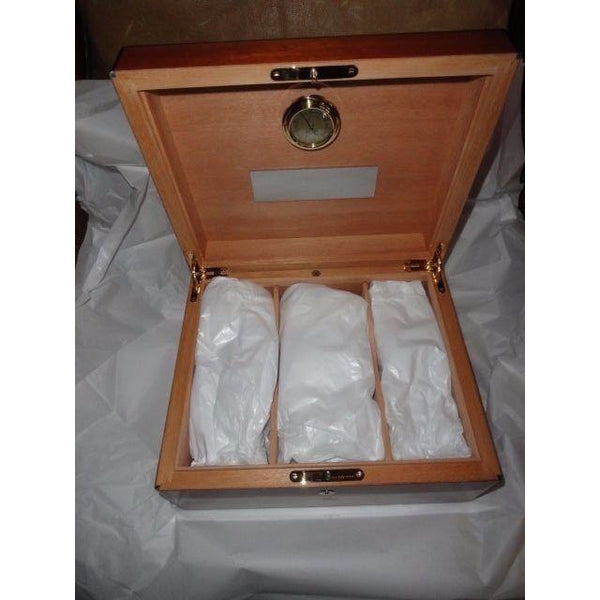 Elie Bleu Mahogany Humidor 100  Count new in original box