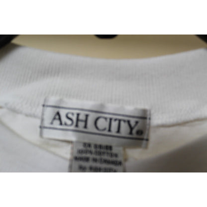 Ash City White Henley Shirt
