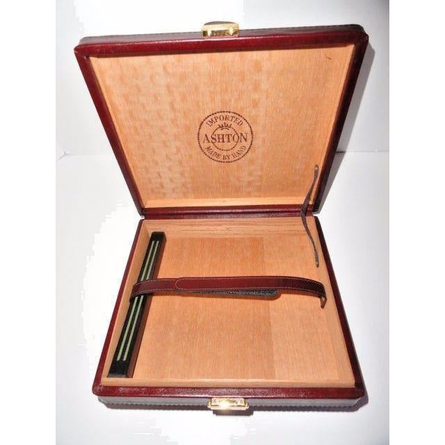 ashton leather travel  humidor