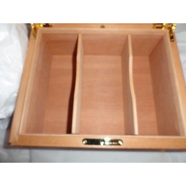 Elie Bleu Mahogany Humidor 100  Count new in original box
