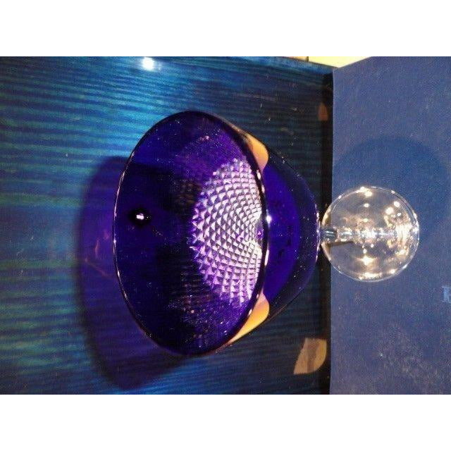 Faberge Crystal Purple Goblet Glass without Faberge Box