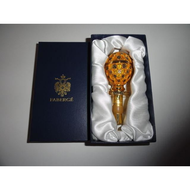 Faberge  Gold Coronation  Bottle Stopper