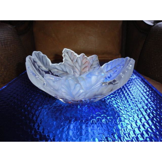 Exquisite Frosted Lalique Crystal: 'Compiegne' Bowl