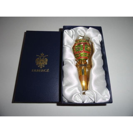 Faberge  Gold Coronation  Bottle Stopper