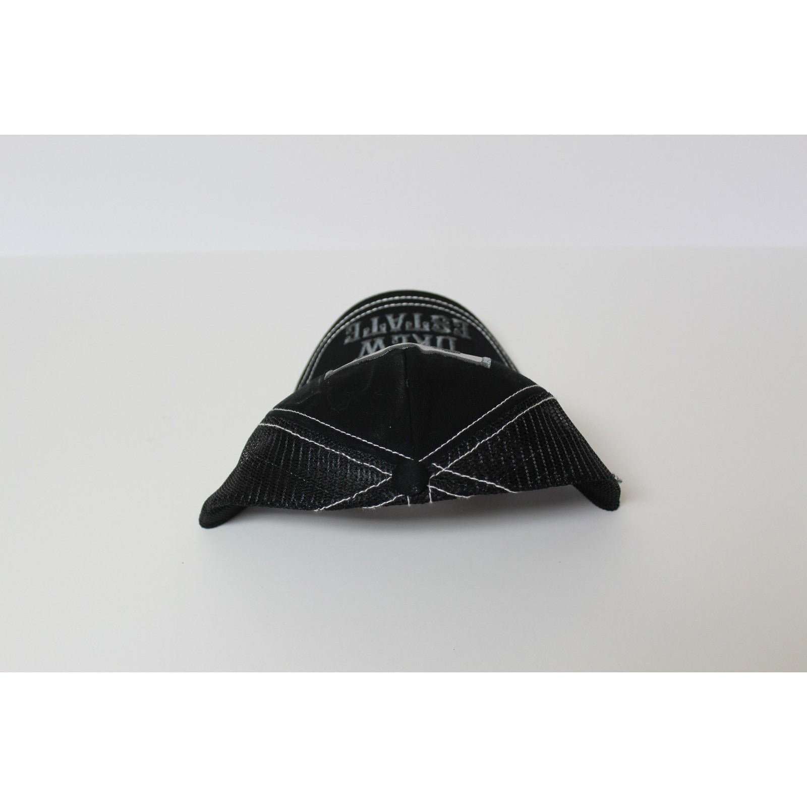 Black & Gray embroidered hat
