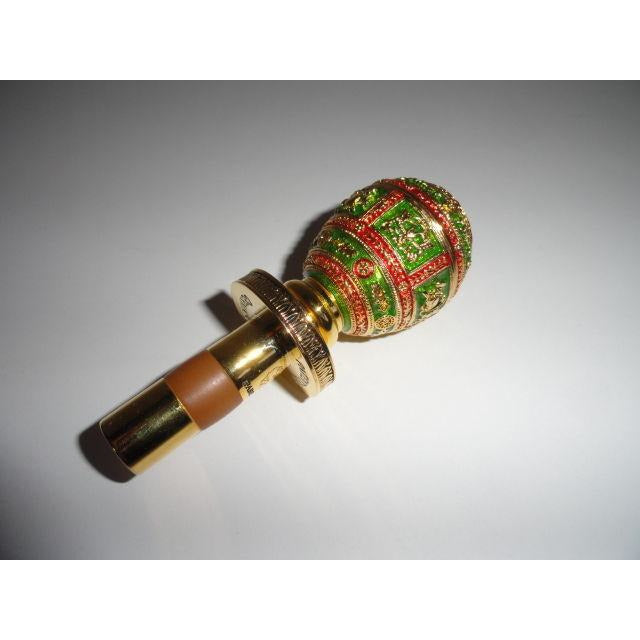 Faberge  Gold Coronation  Bottle Stopper