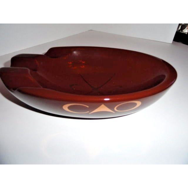 CAO Brown  3 Cigar Bowl Ashtray -- BRAND NEW IN BOX