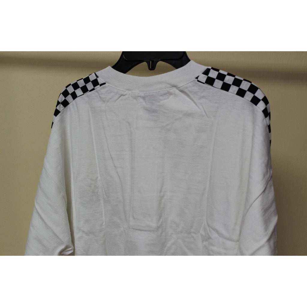 Ash City White Henley Shirt