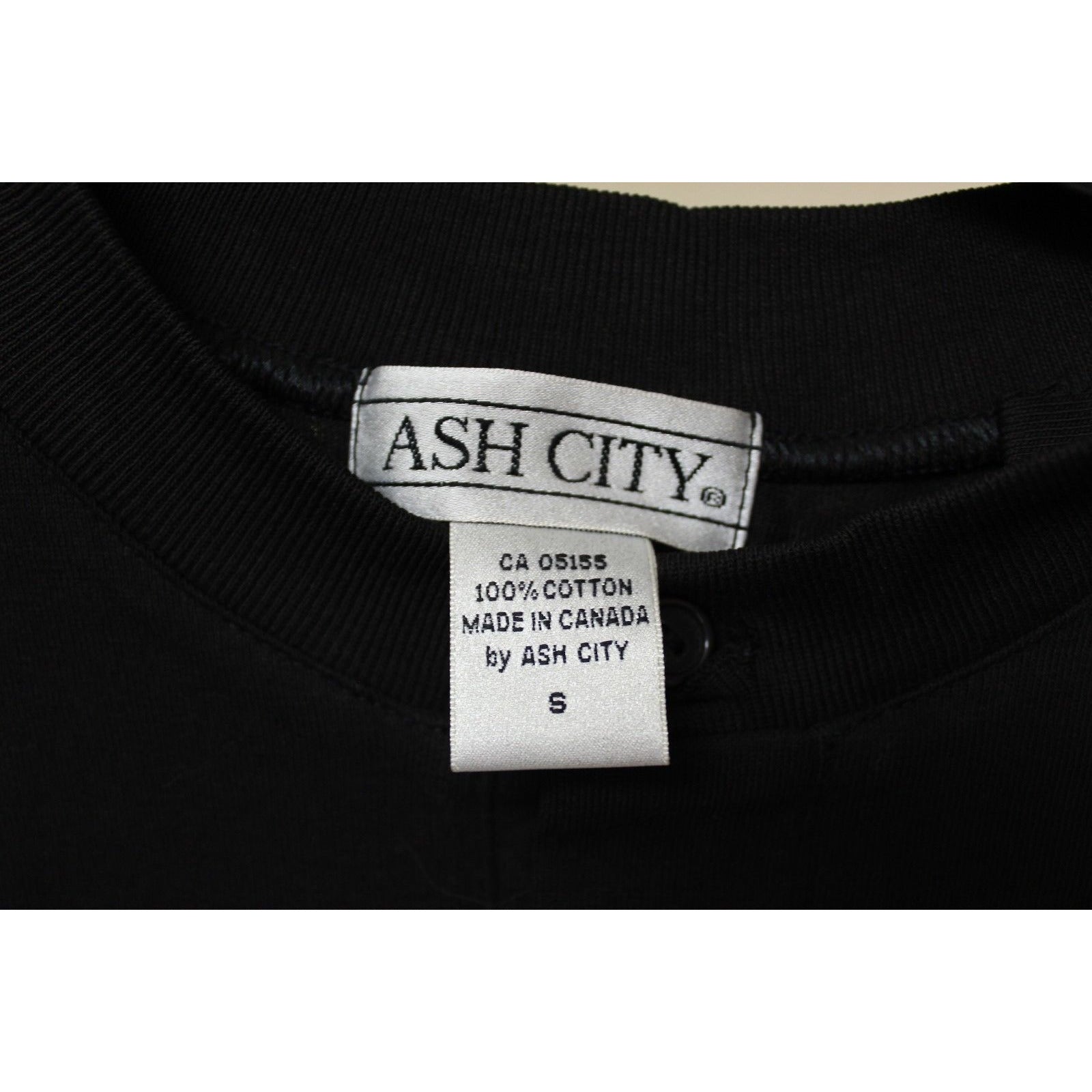 Ash City Black Henley Shirt