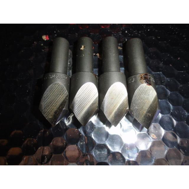 KEO High Speed Steel Countersink,1 FL,82 Deg,3/4,HSS,Uncoated, 53348 Box of 4