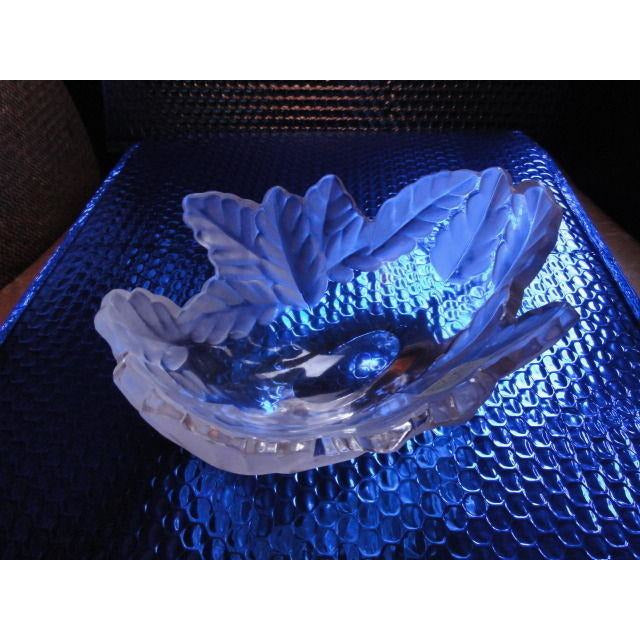 Exquisite Frosted Lalique Crystal: 'Compiegne' Bowl