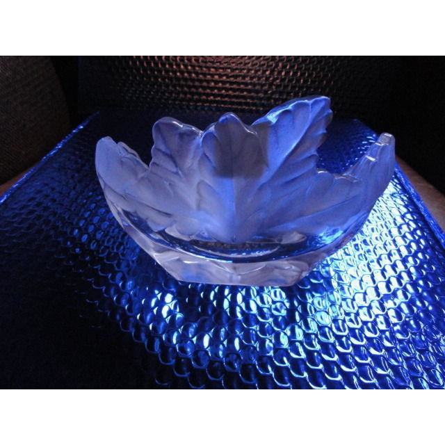 Exquisite Frosted Lalique Crystal: 'Compiegne' Bowl