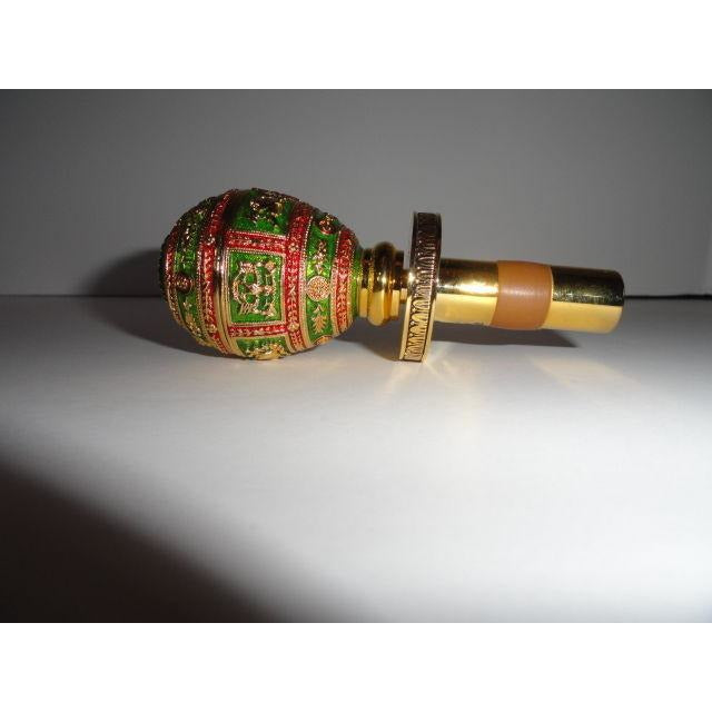 Faberge  Gold Coronation  Bottle Stopper