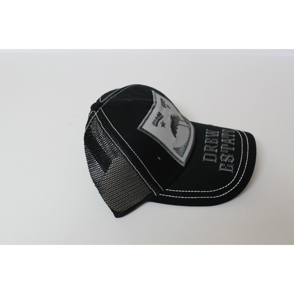 Black & Gray embroidered hat
