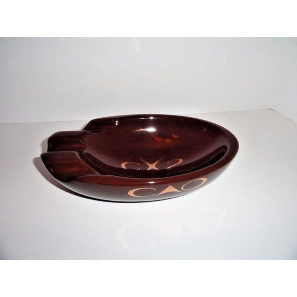 CAO Brown  3 Cigar Bowl Ashtray -- BRAND NEW IN BOX