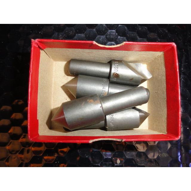 KEO High Speed Steel Countersink,1 FL,82 Deg,3/4,HSS,Uncoated, 53348 Box of 4