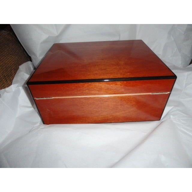 Elie Bleu Mahogany Humidor 100  Count new in original box