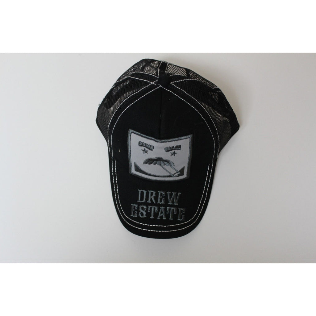 Black & Gray embroidered hat
