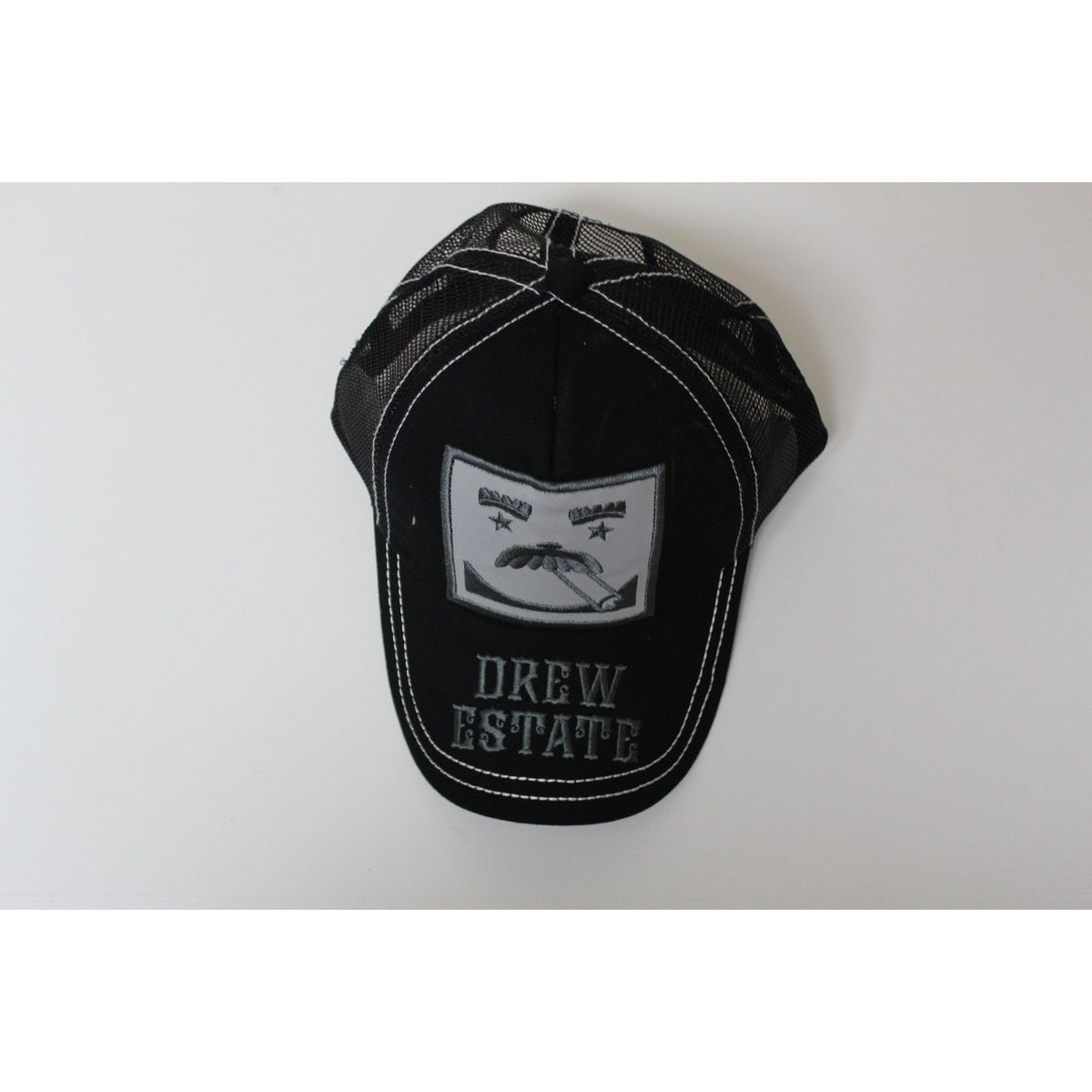 Black & Gray embroidered hat