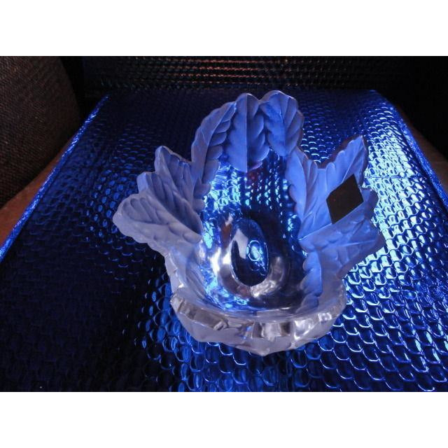 Exquisite Frosted Lalique Crystal: 'Compiegne' Bowl