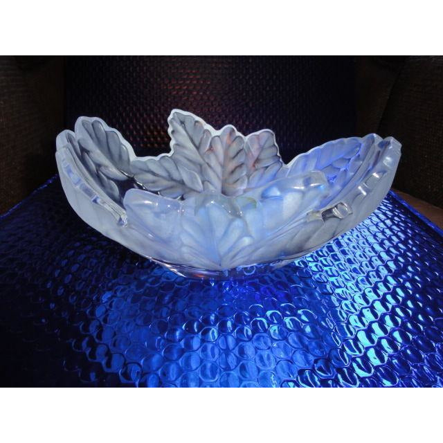 Exquisite Frosted Lalique Crystal: 'Compiegne' Bowl