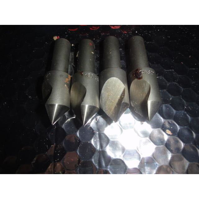 KEO High Speed Steel Countersink,1 FL,82 Deg,3/4,HSS,Uncoated, 53348 Box of 4