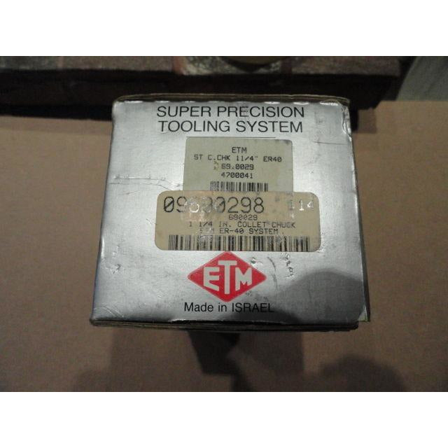 ER-40  Collet Chuck Holder - 1-1/4" -Straight Shank   COLLET