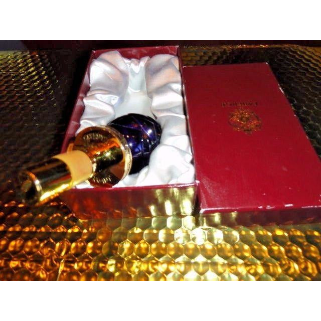 Faberge Blue Crystal Pine Cone Bottle Stopper