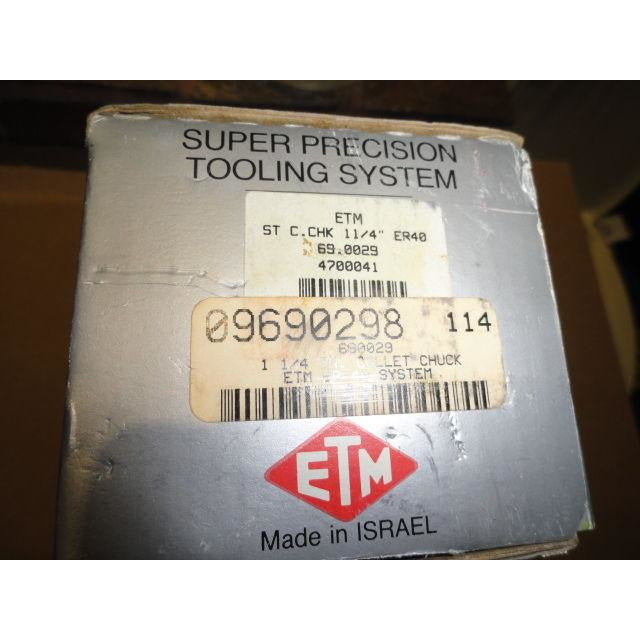 ER-40  Collet Chuck Holder - 1-1/4" -Straight Shank   COLLET