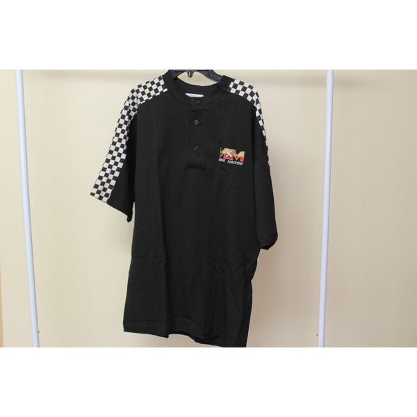 Ash City Black Henley Shirt