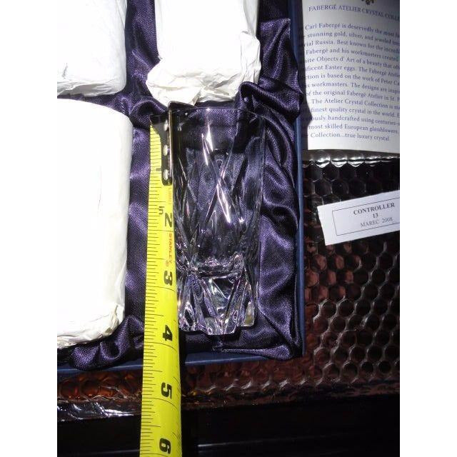 Faberge  Vodka Shot Crystal Glasses  Set of 6