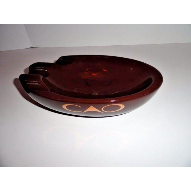 CAO Brown  3 Cigar Bowl Ashtray -- BRAND NEW IN BOX