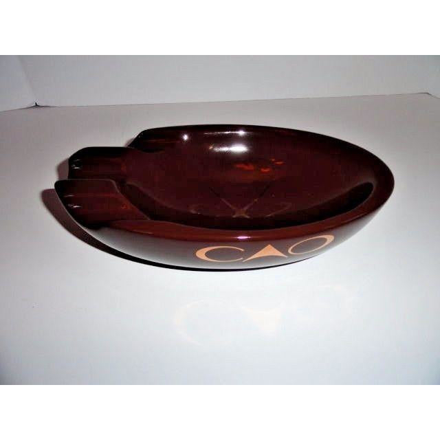 CAO Brown  3 Cigar Bowl Ashtray -- BRAND NEW IN BOX