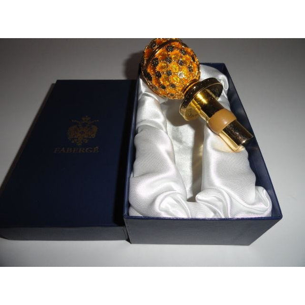 Faberge  Gold Coronation  Bottle Stopper