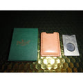 Pheasant by R.D.Gomez Stainless Steel Cigar Cutter in Beige  Leather Case NIB