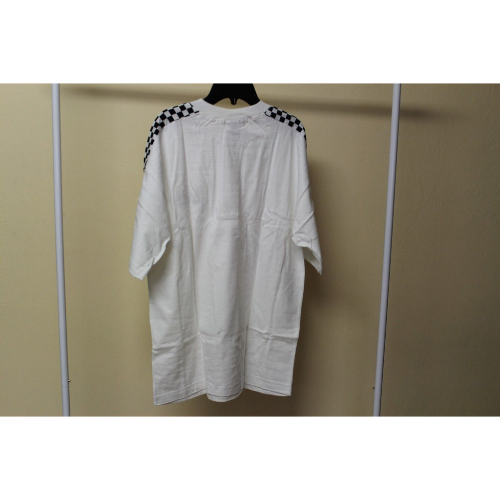 Ash City White Henley Shirt