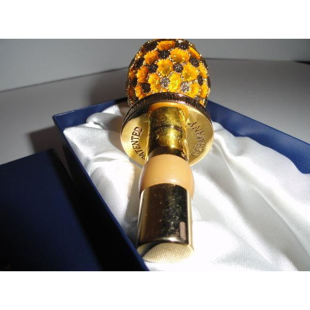Faberge  Gold Coronation  Bottle Stopper
