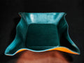 Brizard and Co Augusta Green Leather Valet Tray